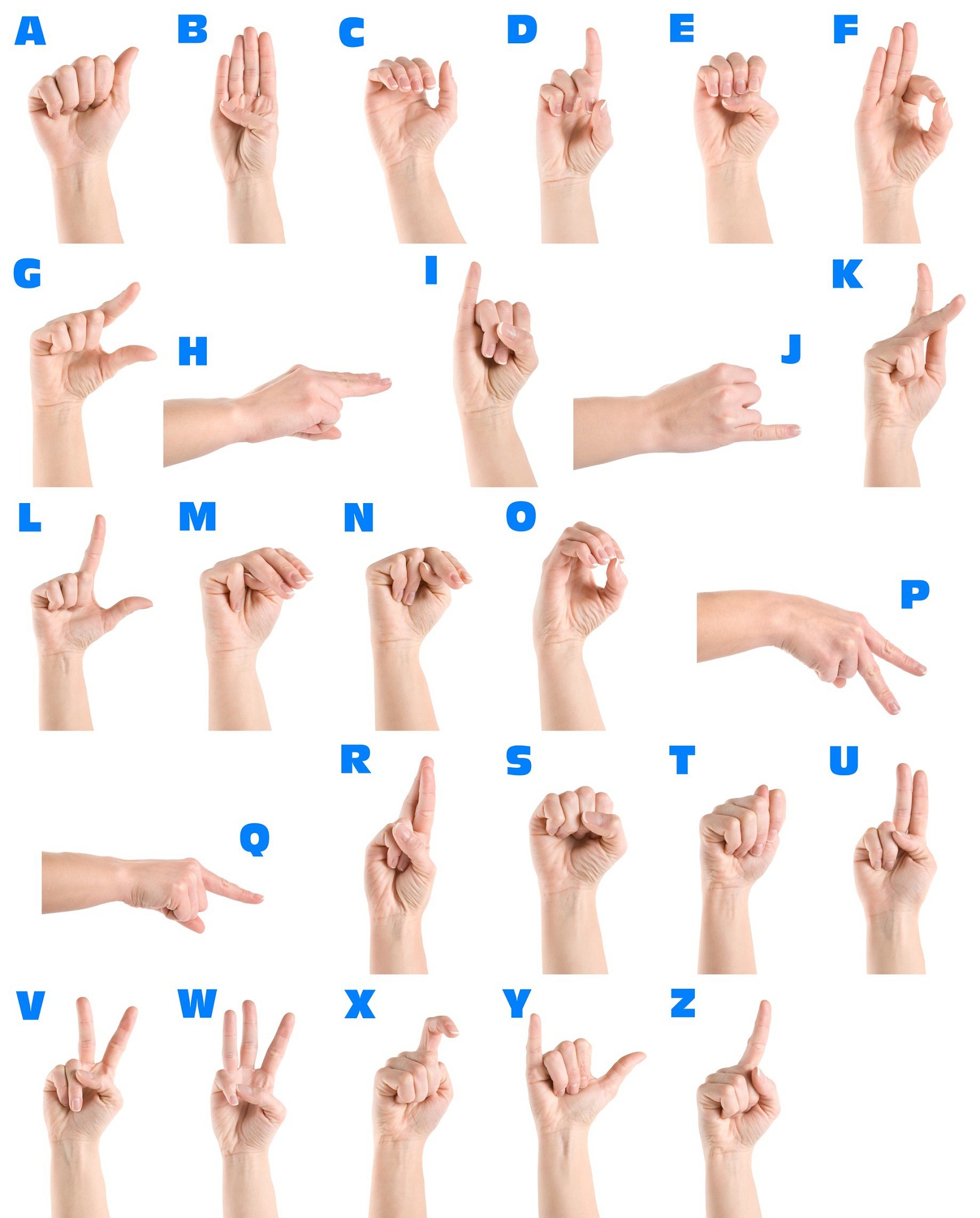 Sign Language Images Printable Activity Shelter