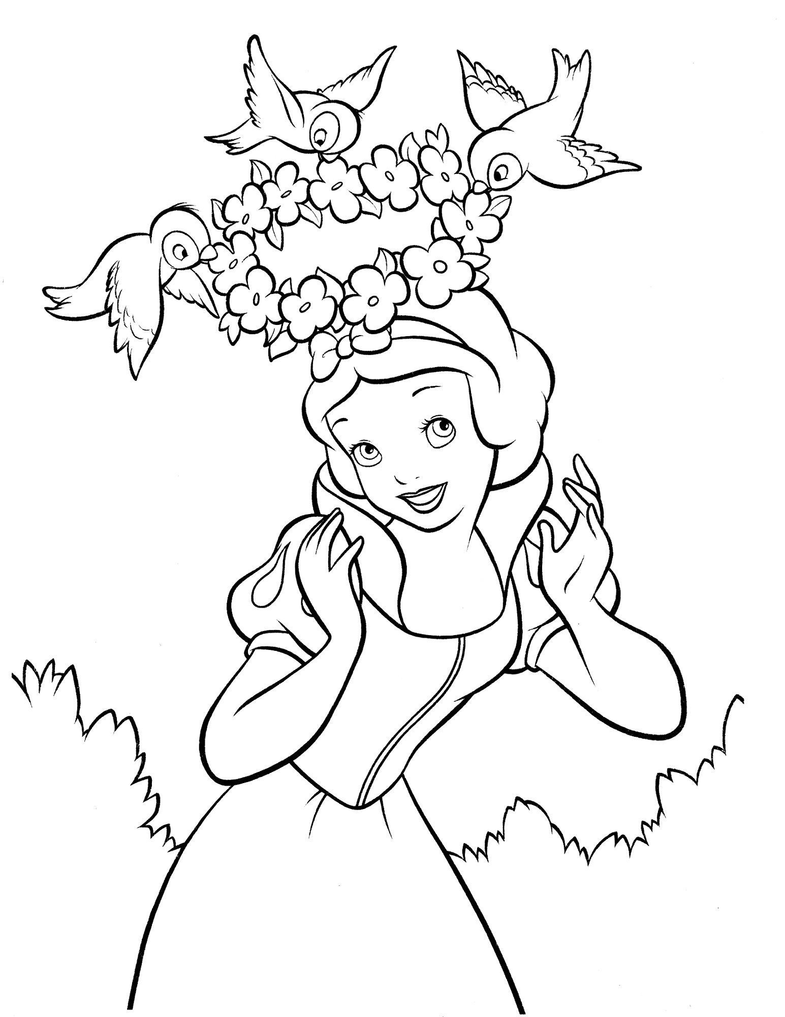 100 Ideas Snow White Coloring Pages Free Emergingartspdx Princess Games