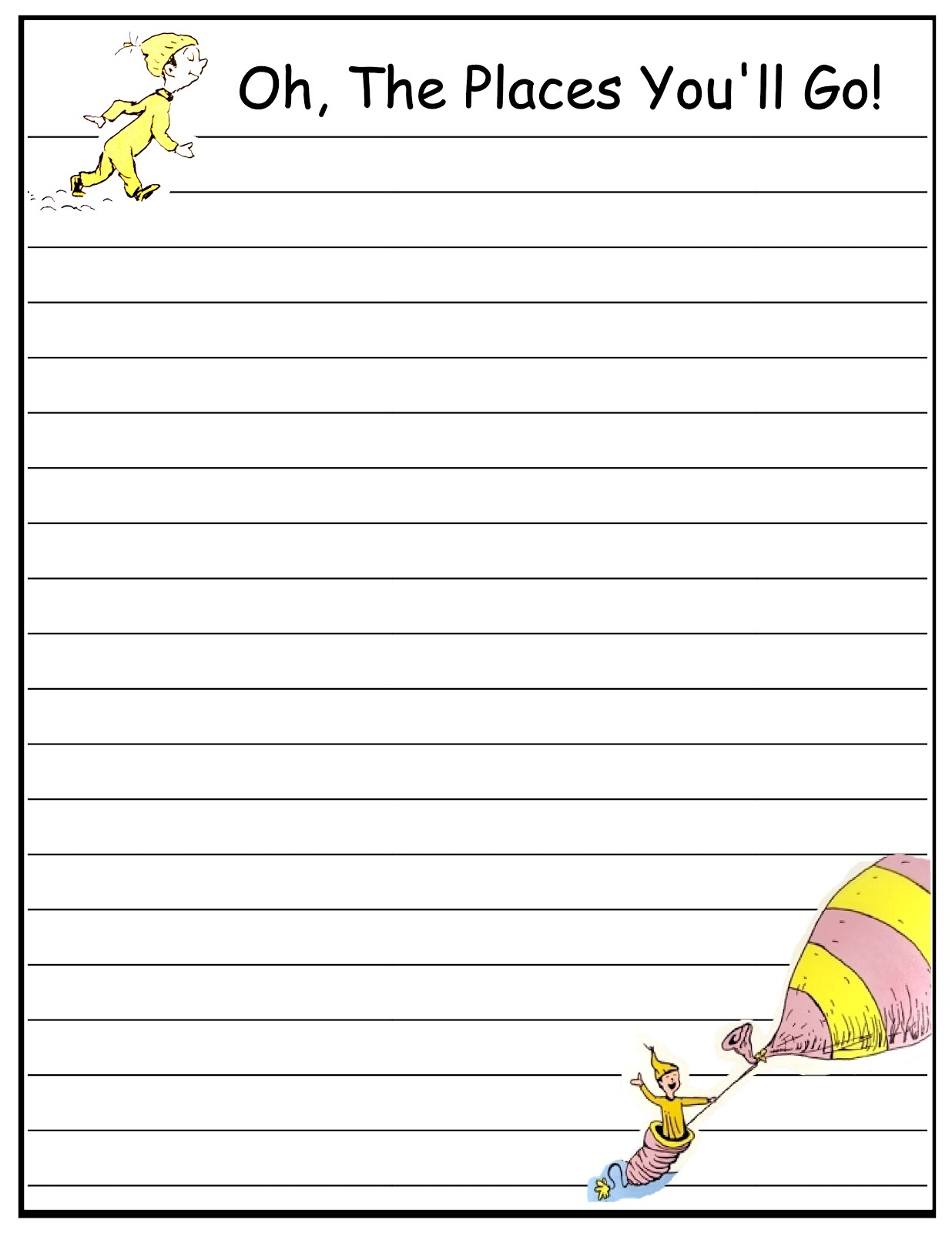 Toddler Printable Writing Paper