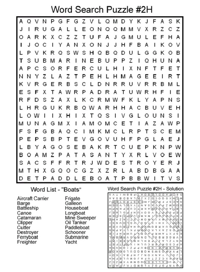 Free Printable Word Searches For Adults FREE PRINTABLE TEMPLATES