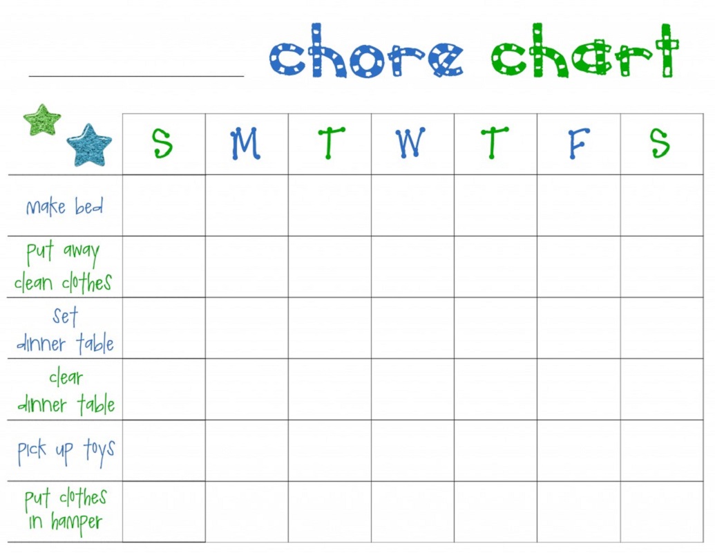 Printable Behavior Charts Activity Shelter