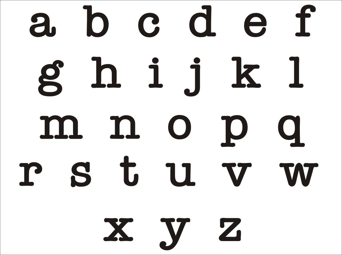 Alphabet Lower Case Printable