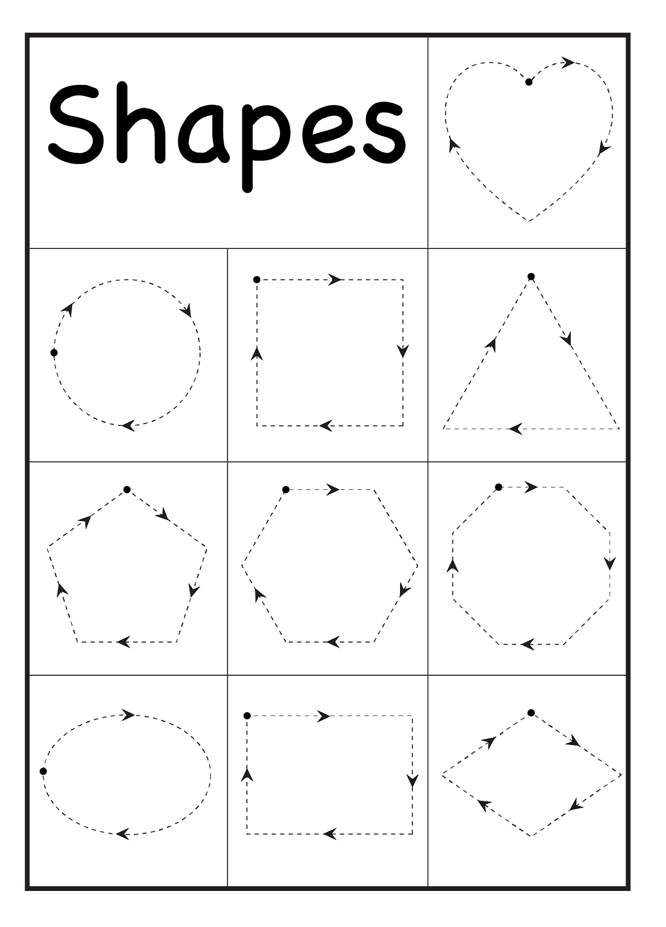 Worksheets for 2 Years Olds | Activity Shelter