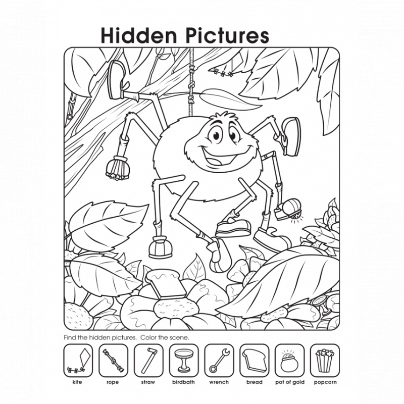 Printable Hidden Pictures Worksheets | Activity Shelter