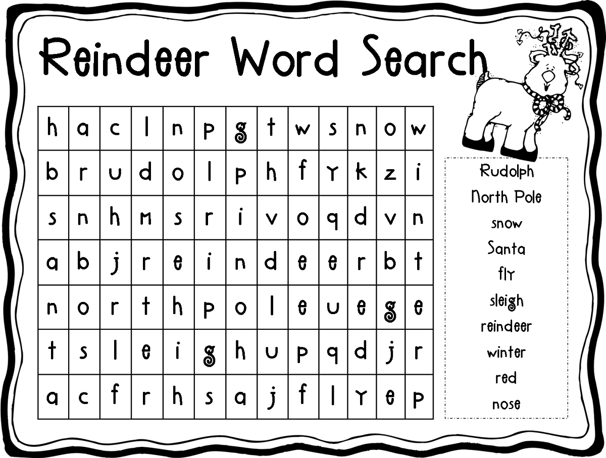 Free Kids Word Searches Activity Shelter