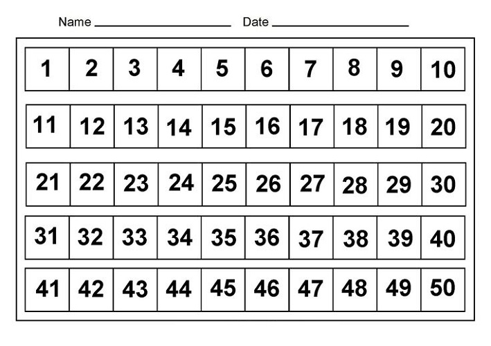 39 Numbers 1 10 Math Worksheets Traceable Math Worksheet Hub