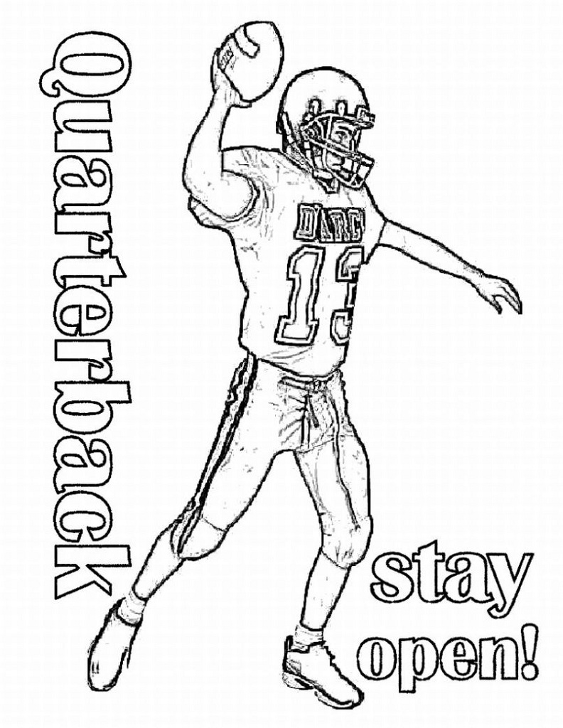 Football Coloring Pages for Preschoolers | Activity Shelter
