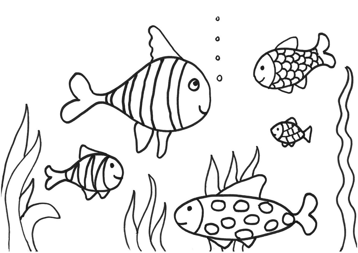 coral reef fish coloring pages
