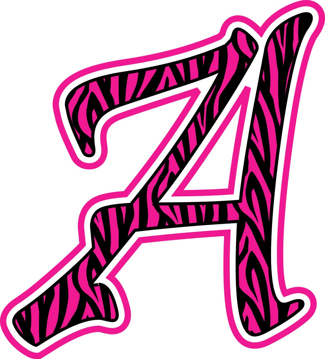Free Printable Pink Letters