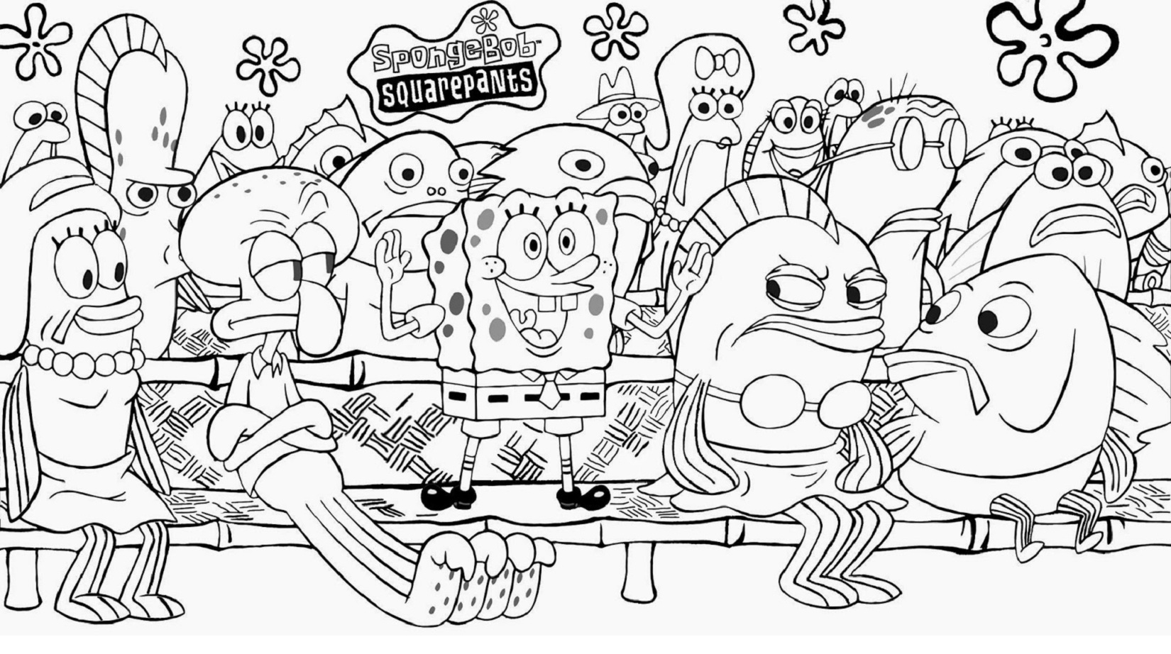 Spongebob Coloring Pages for Kids 2016 | Activity Shelter