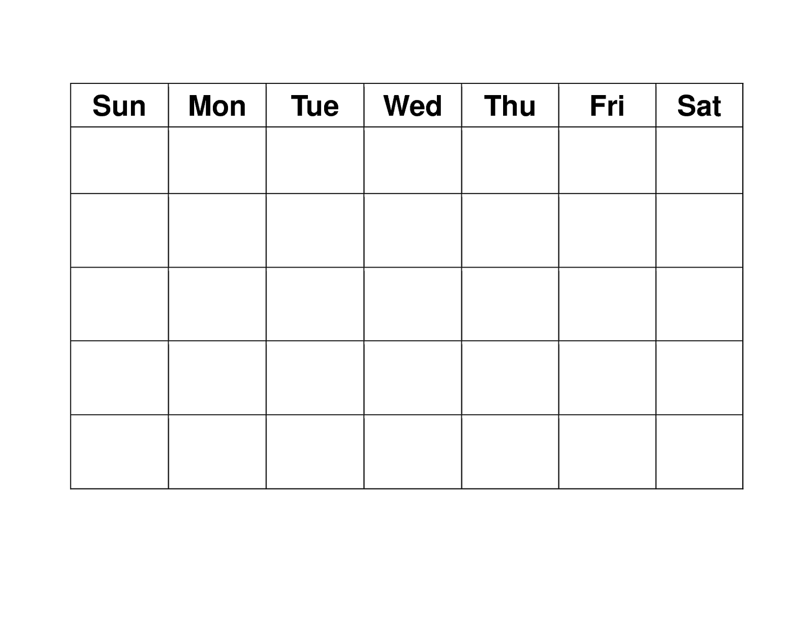 Week Calendar Printable Free