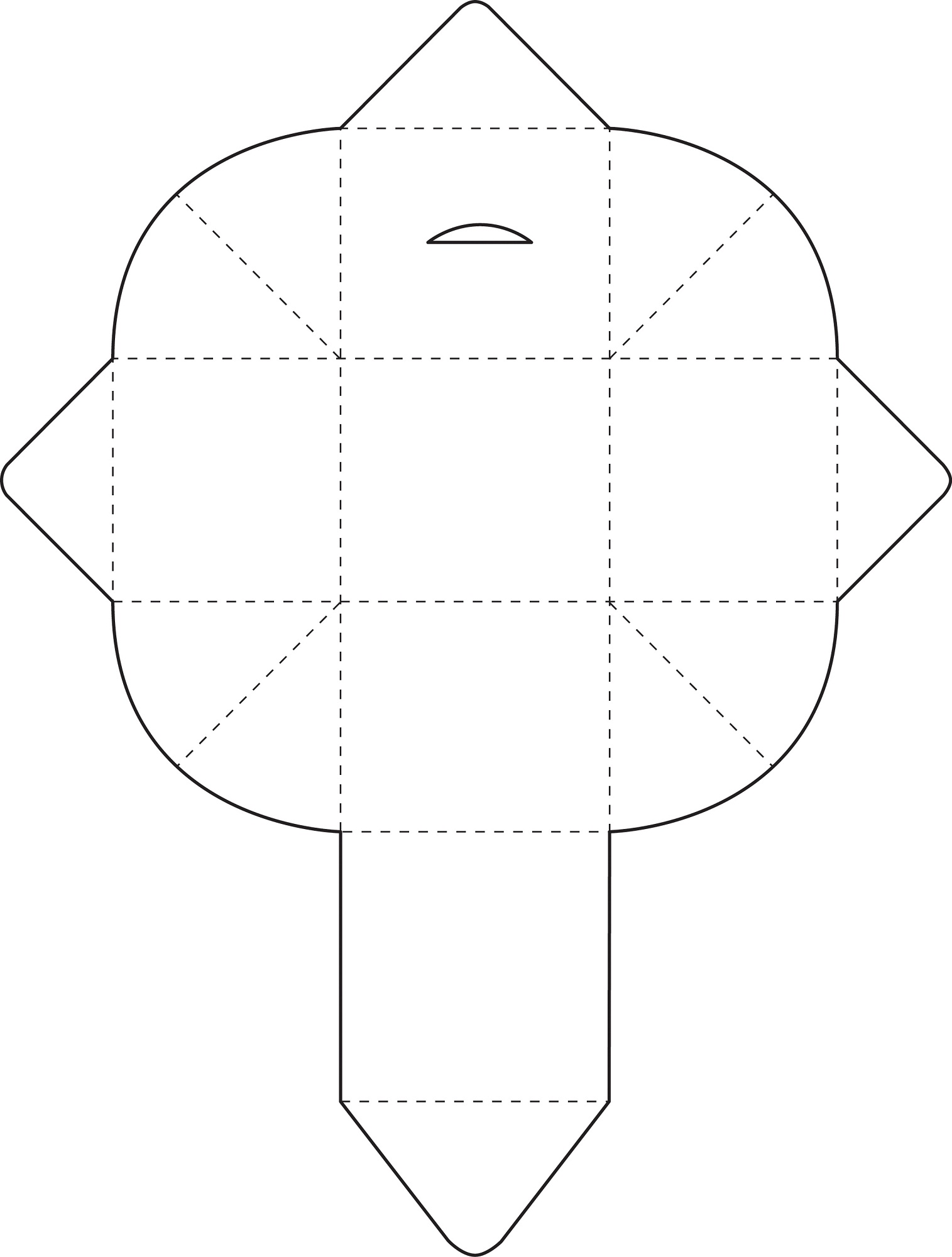 Box Template Printable from Activity Shelter