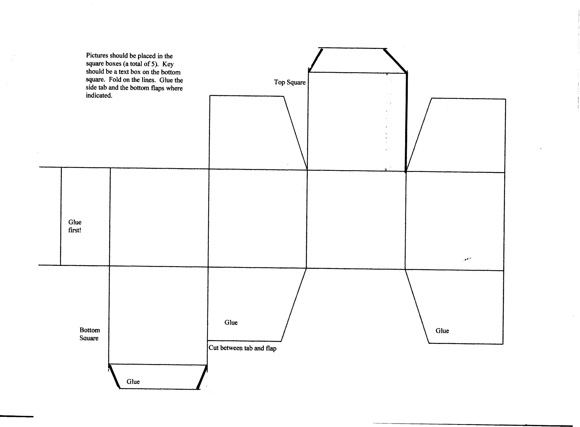 Box Template Printable Activity Shelter