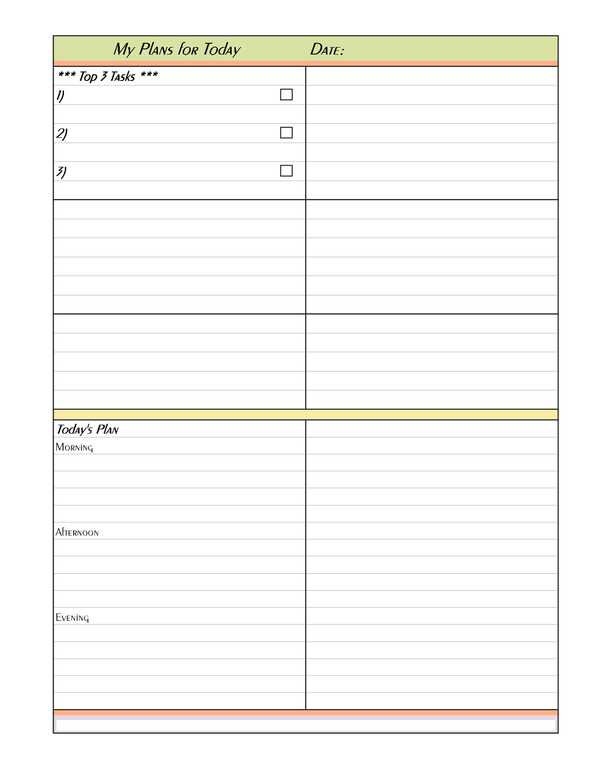 Free Printable Planner Pages | Activity Shelter