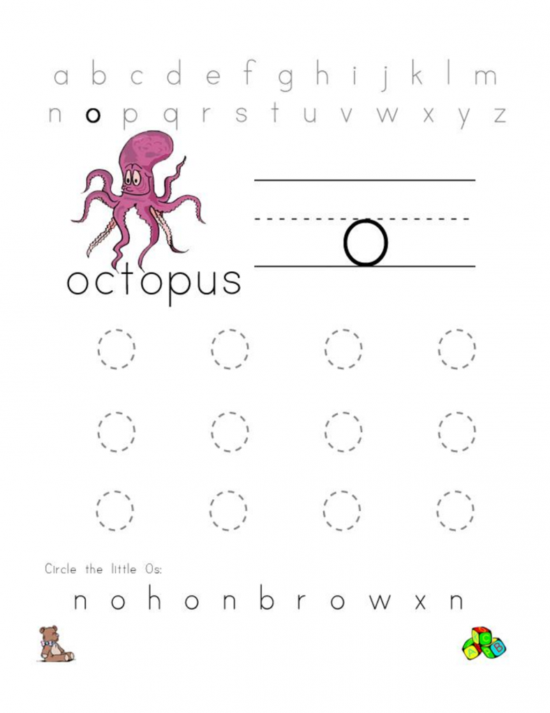 Letter O Worksheets For Preschool Activity Shelter