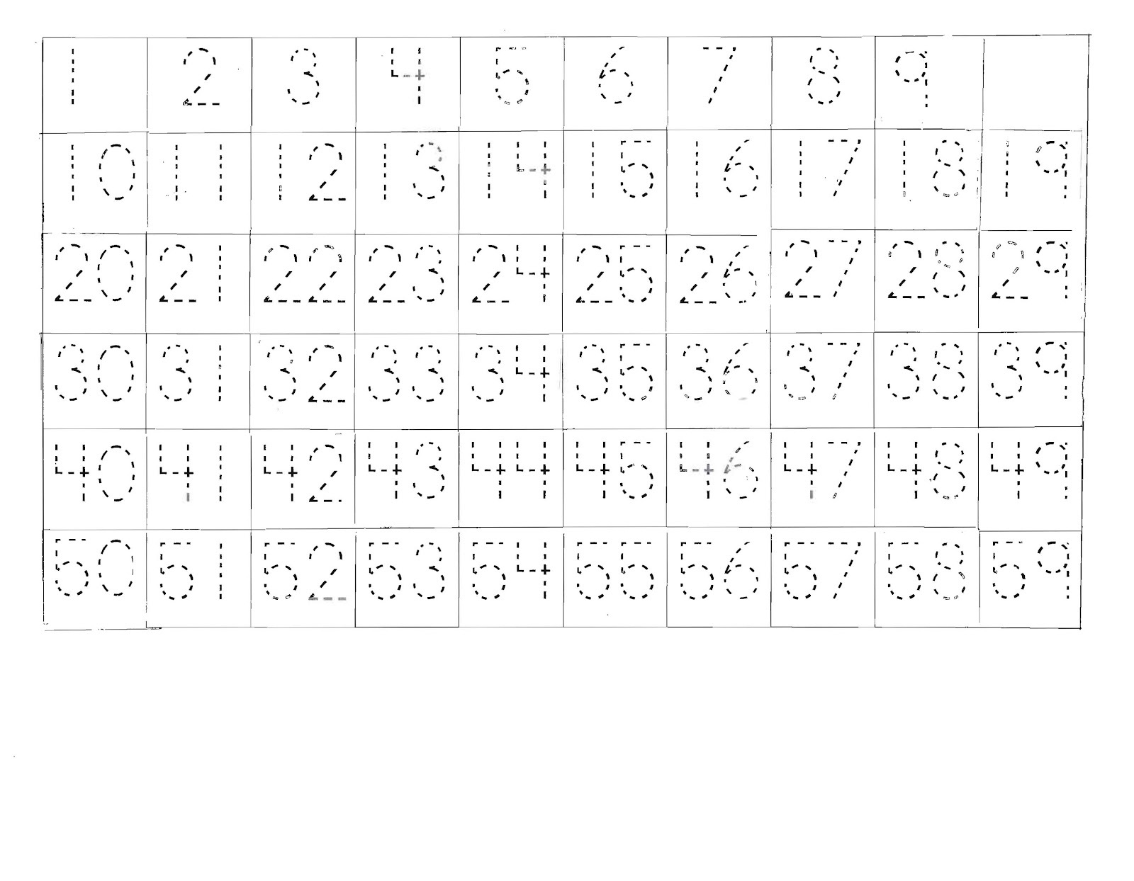 number sheet 1 100 to print activity shelter