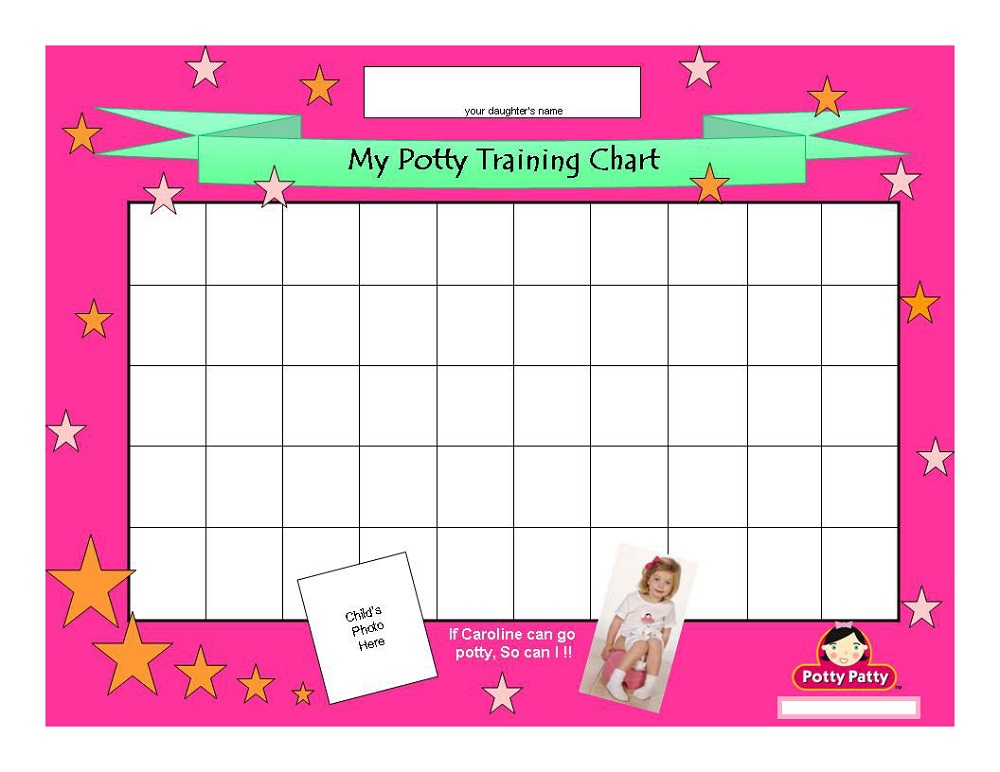 Sticker Chart Potty Training Printable