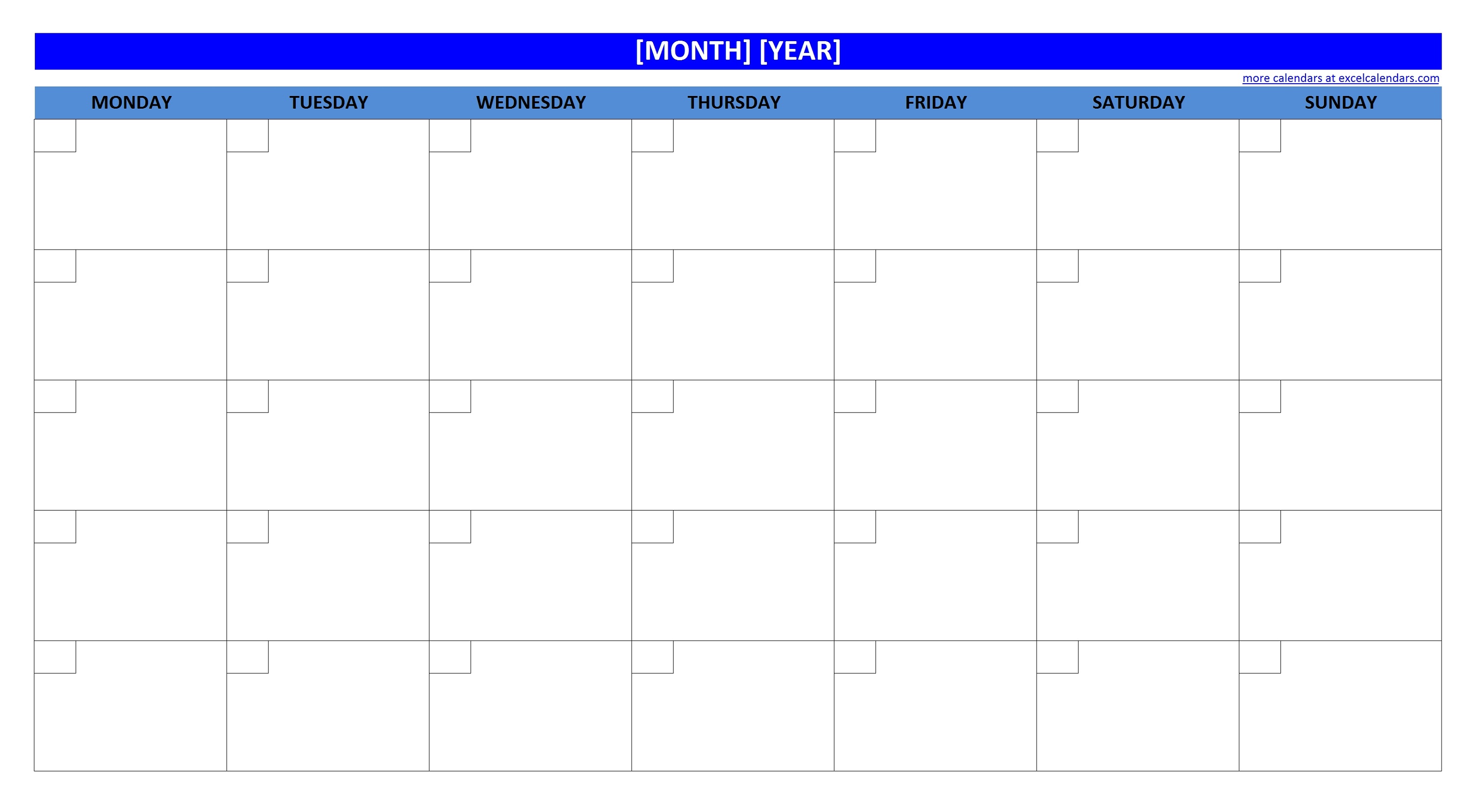 monthly calendar free printable effective blank monthly calendar page
