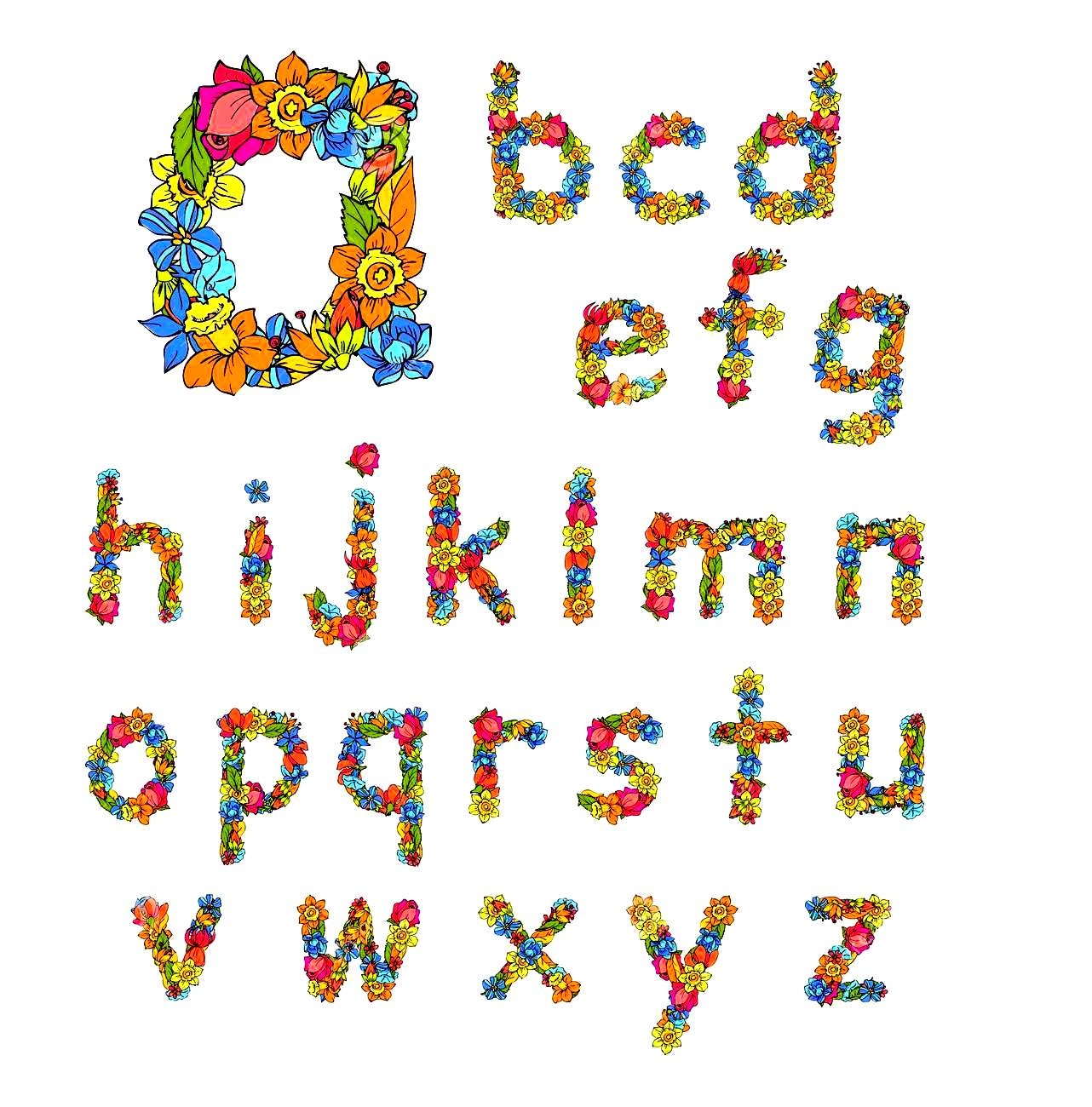 alphabet letters