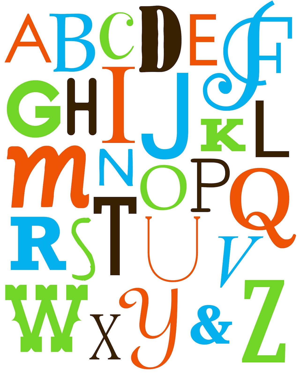 Alphabet Printables Free For Preschoolers