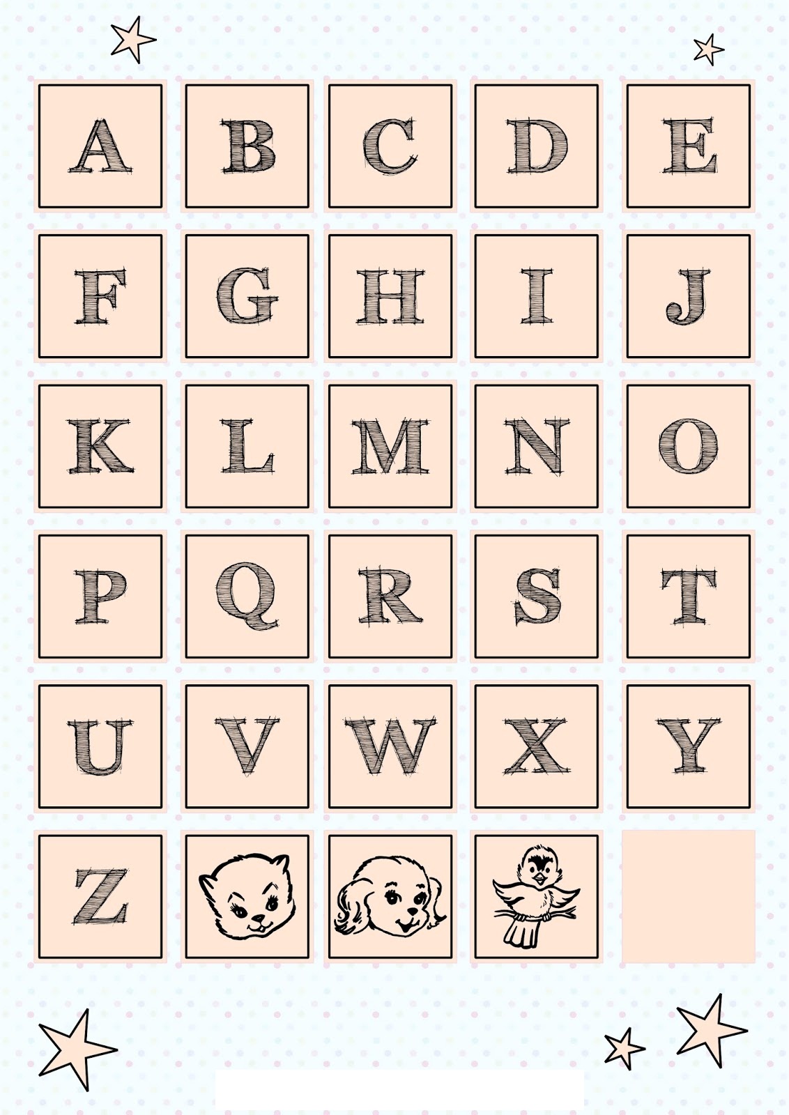 Preschool Alphabet Printables