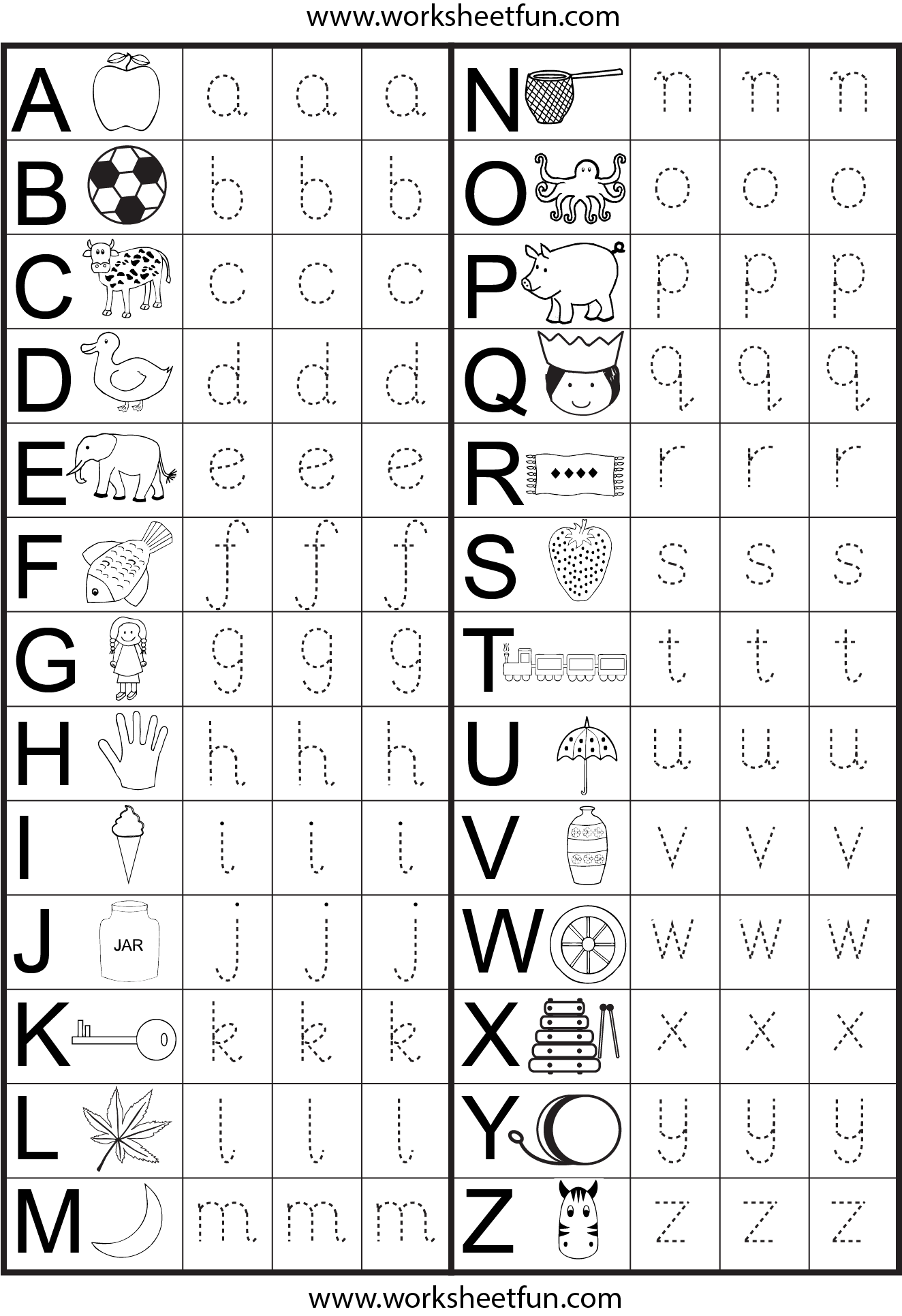 free printable kindergarten worksheets