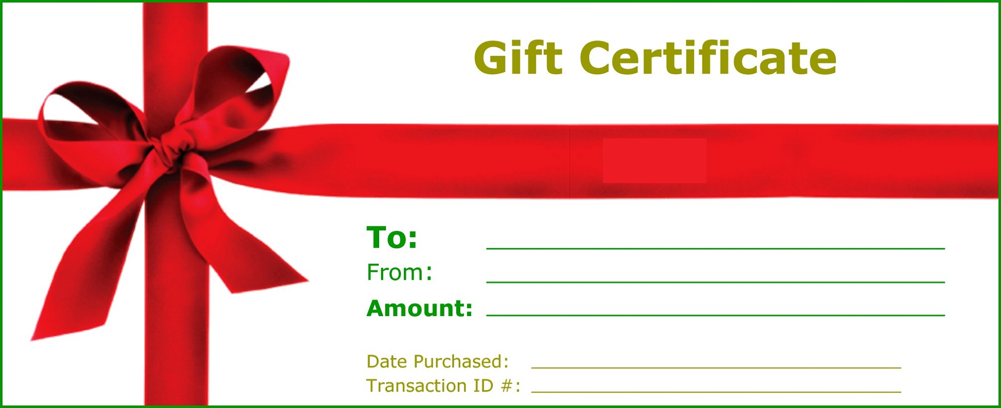 Gift Certificate Templates to Print | Activity Shelter