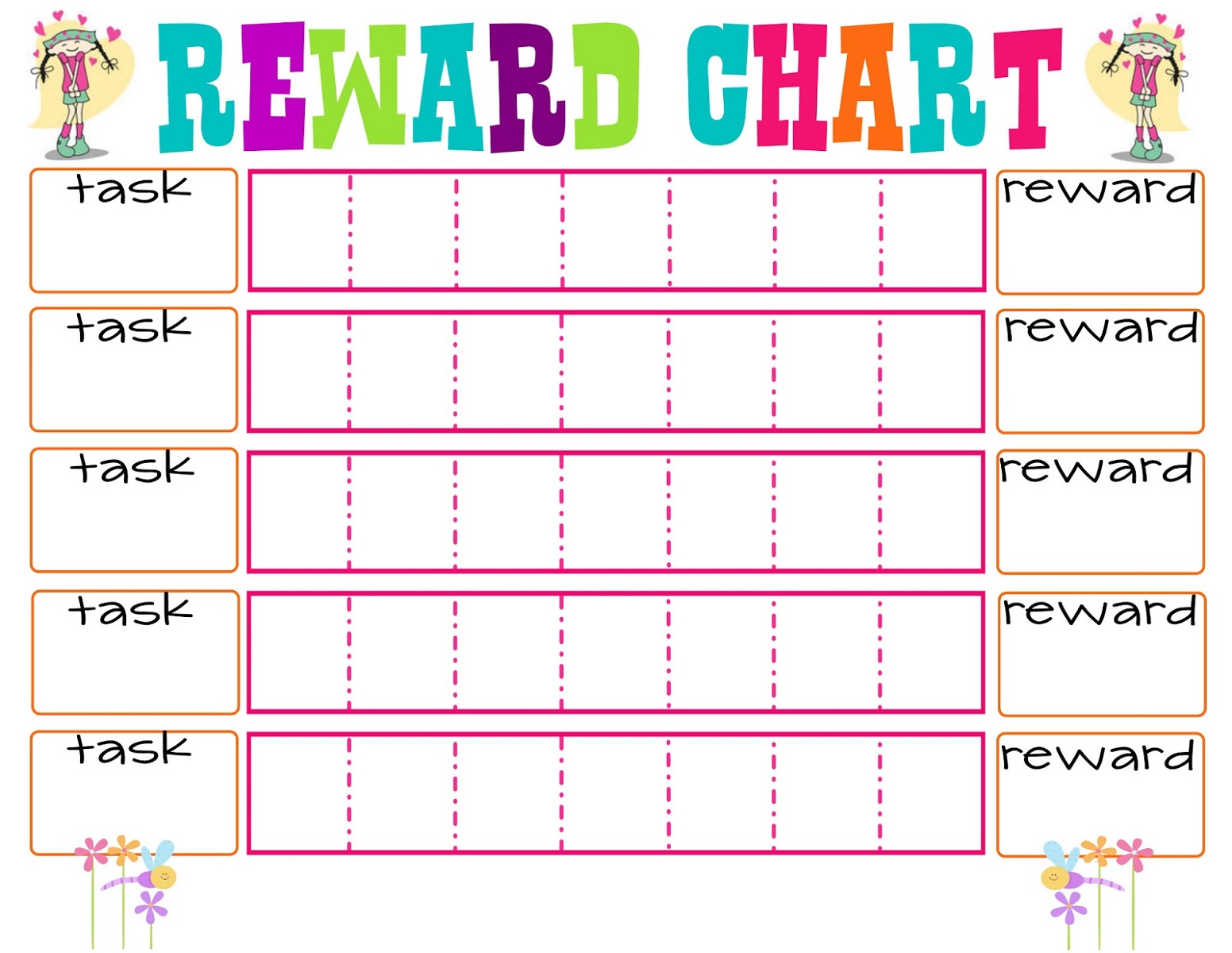 Behavior Reward Chart Printable - Printable World Holiday