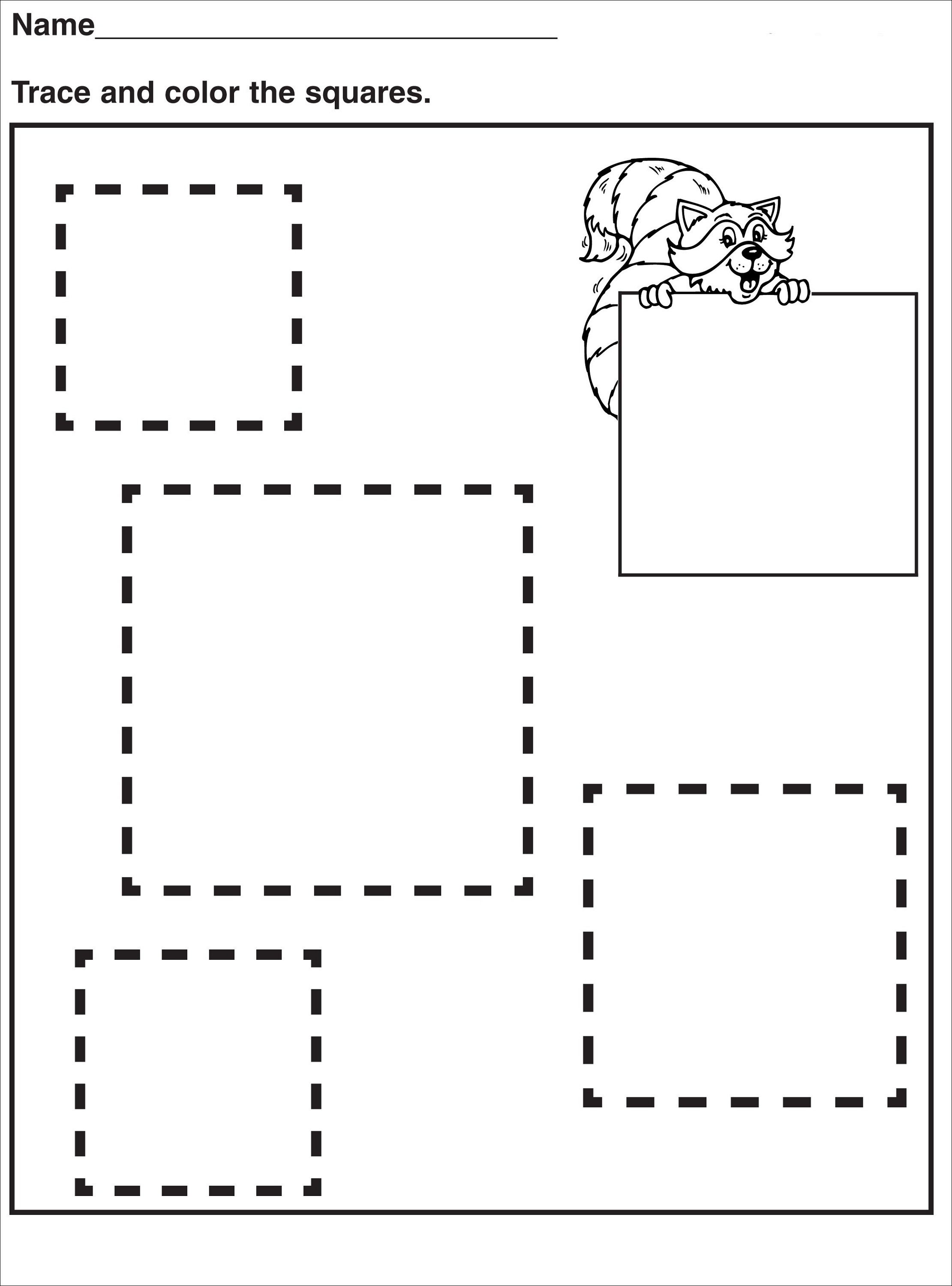 Download Tracing Pages for Preschool | Activity Shelter