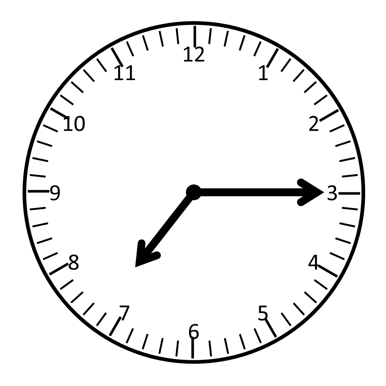 clock face template for kids
