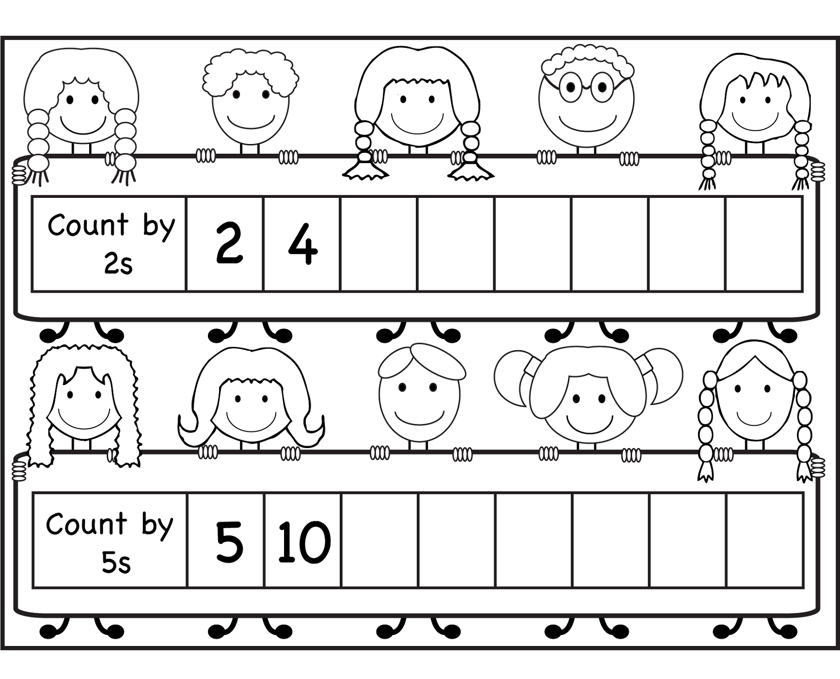 Count By 2s Worksheets Activity Shelter