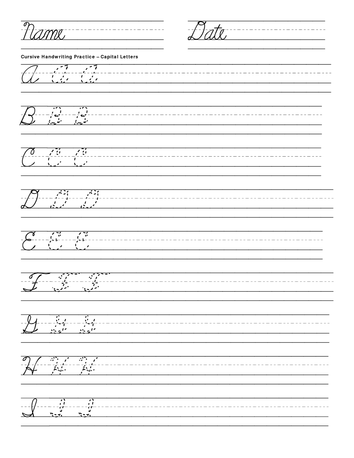 Printable Handwriting Paper With Alphabet Writing Paper Printable Grade Lined 2nd Handwriting Blank Second Template Kids Children Lines Practice Kindergarten Papers Print Templates Pages Pdf
