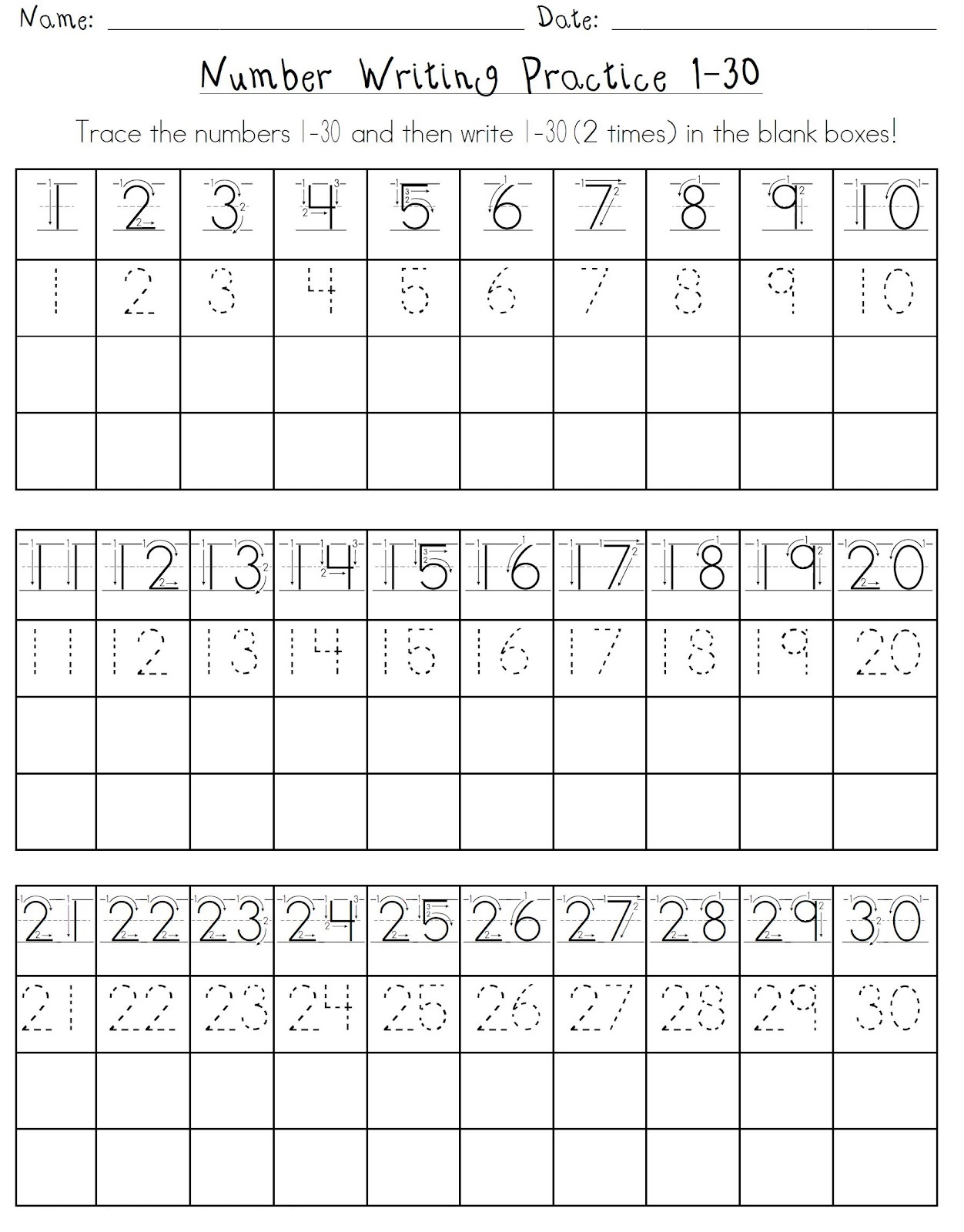 counting-1-to-30-worksheets