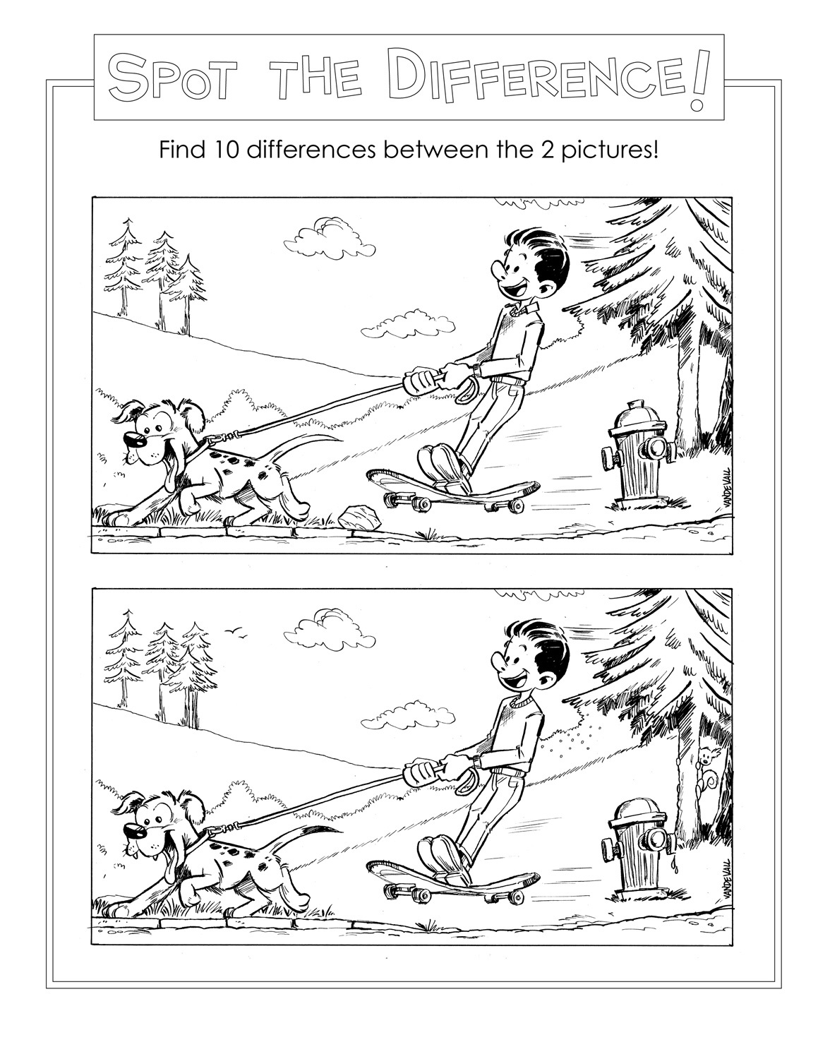 Free Printable Spot The Difference For Kindergarten
