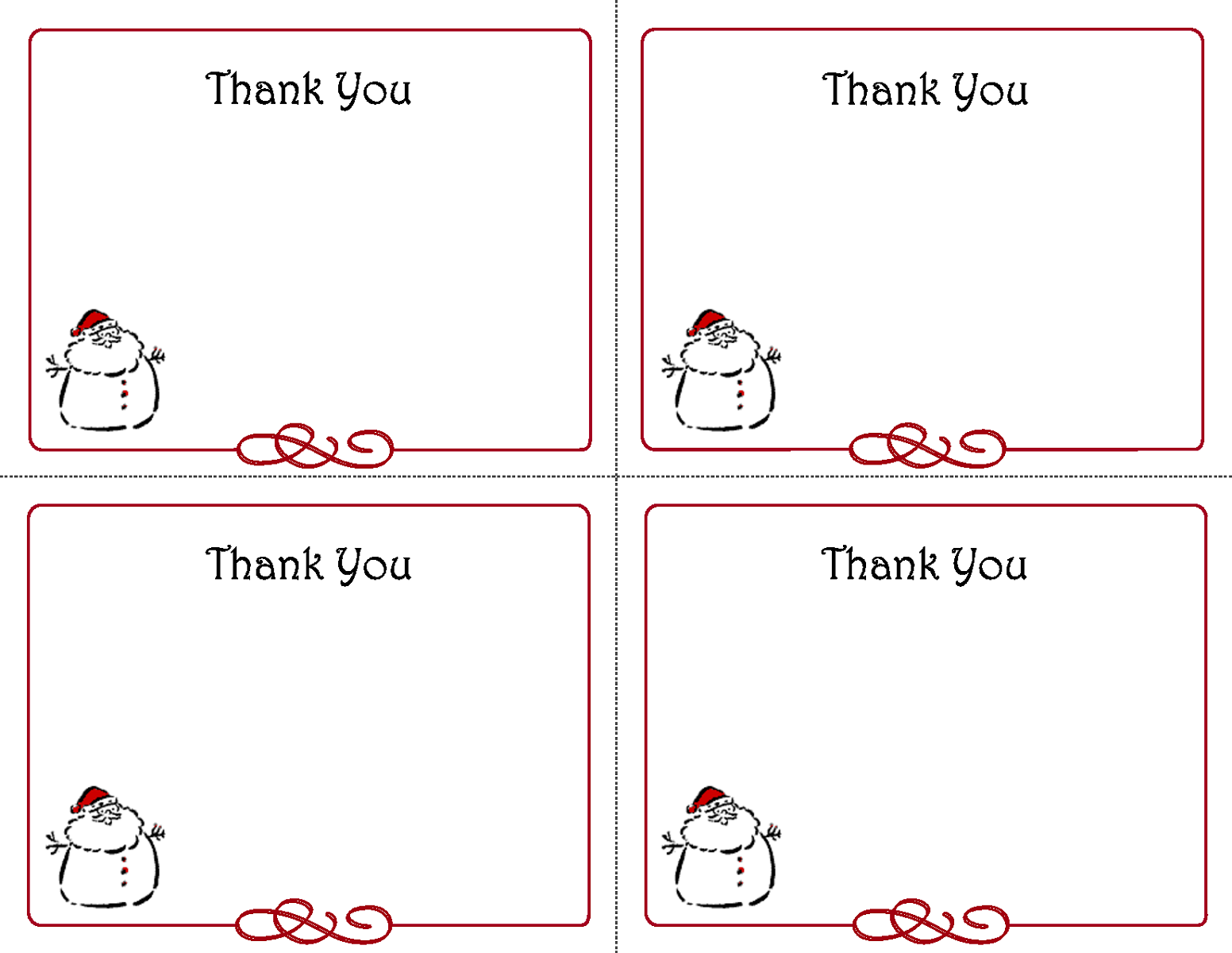 Thank You Notes Templates Activity Shelter