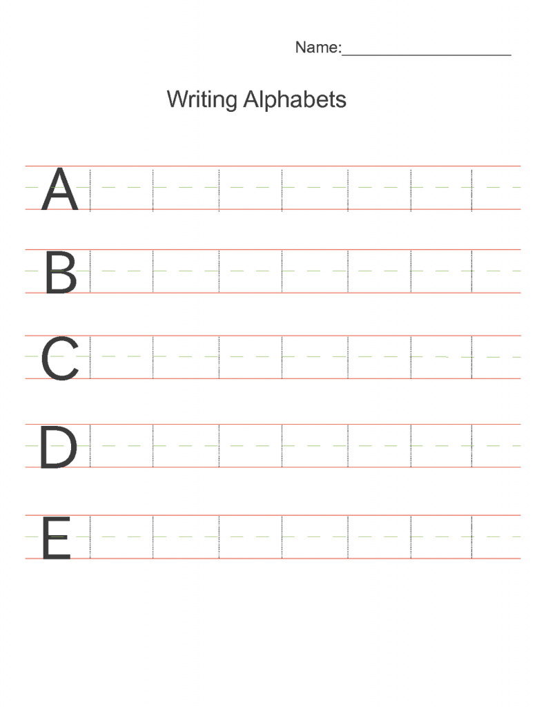 Writing Worksheets For Kids Activity Shelter