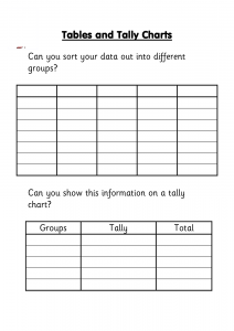 Printable Tally Chart Worksheets | Activity Shelter