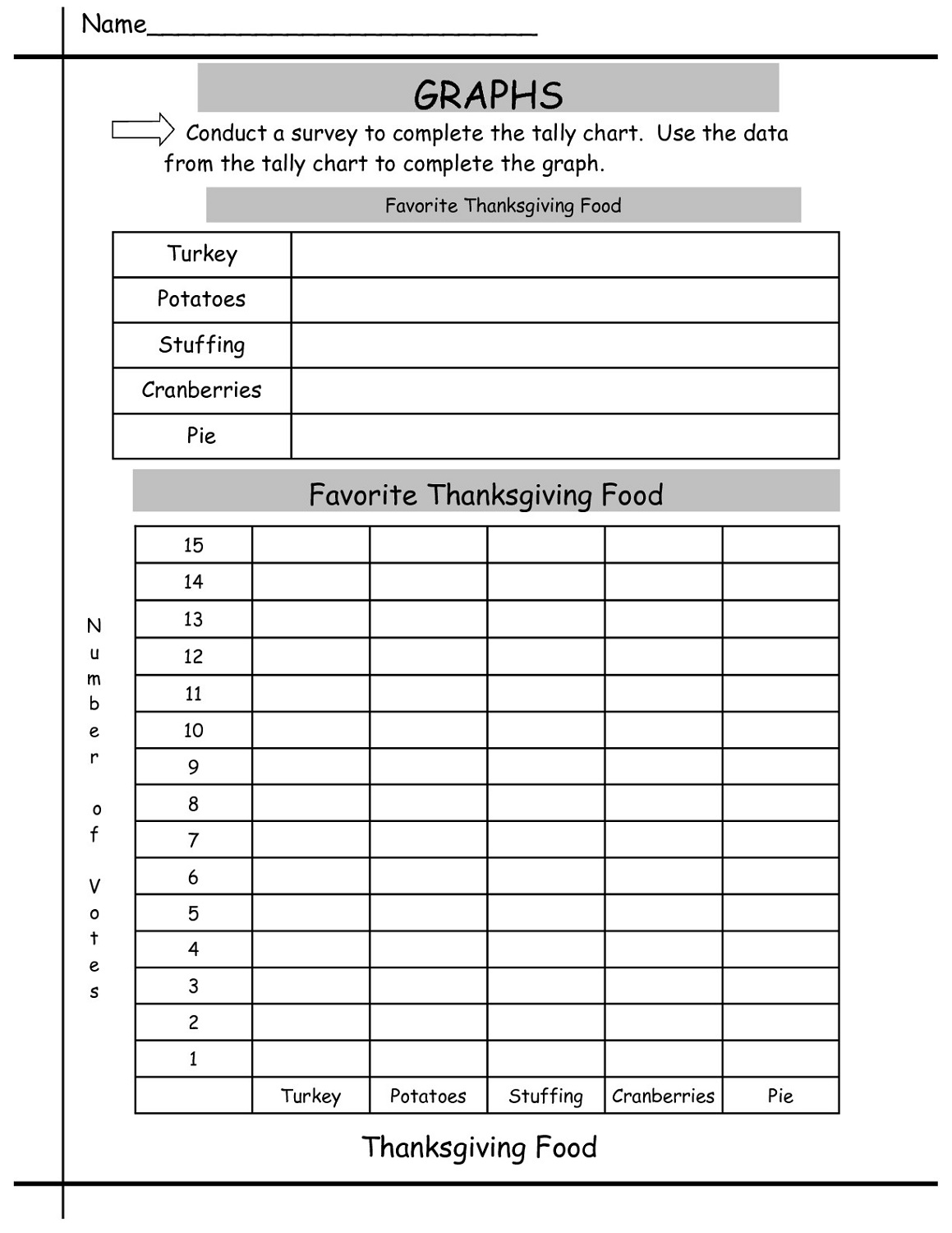 Tally Chart Worksheets For Kids Activity Shelter