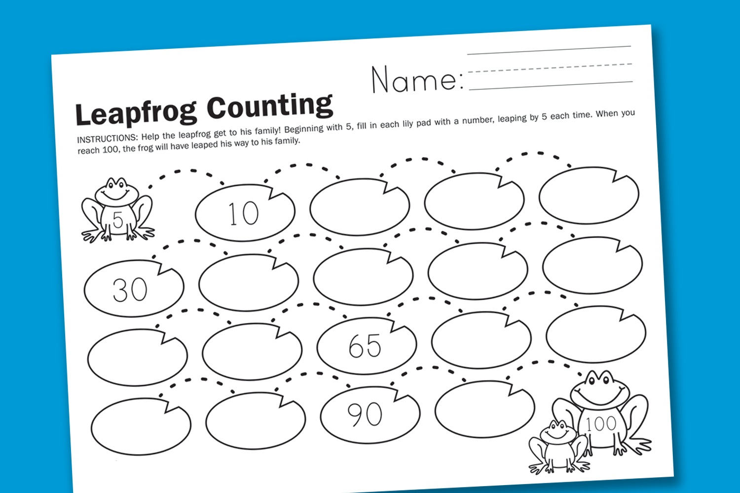 Count by 5s Worksheets Printable | Activity Shelter
