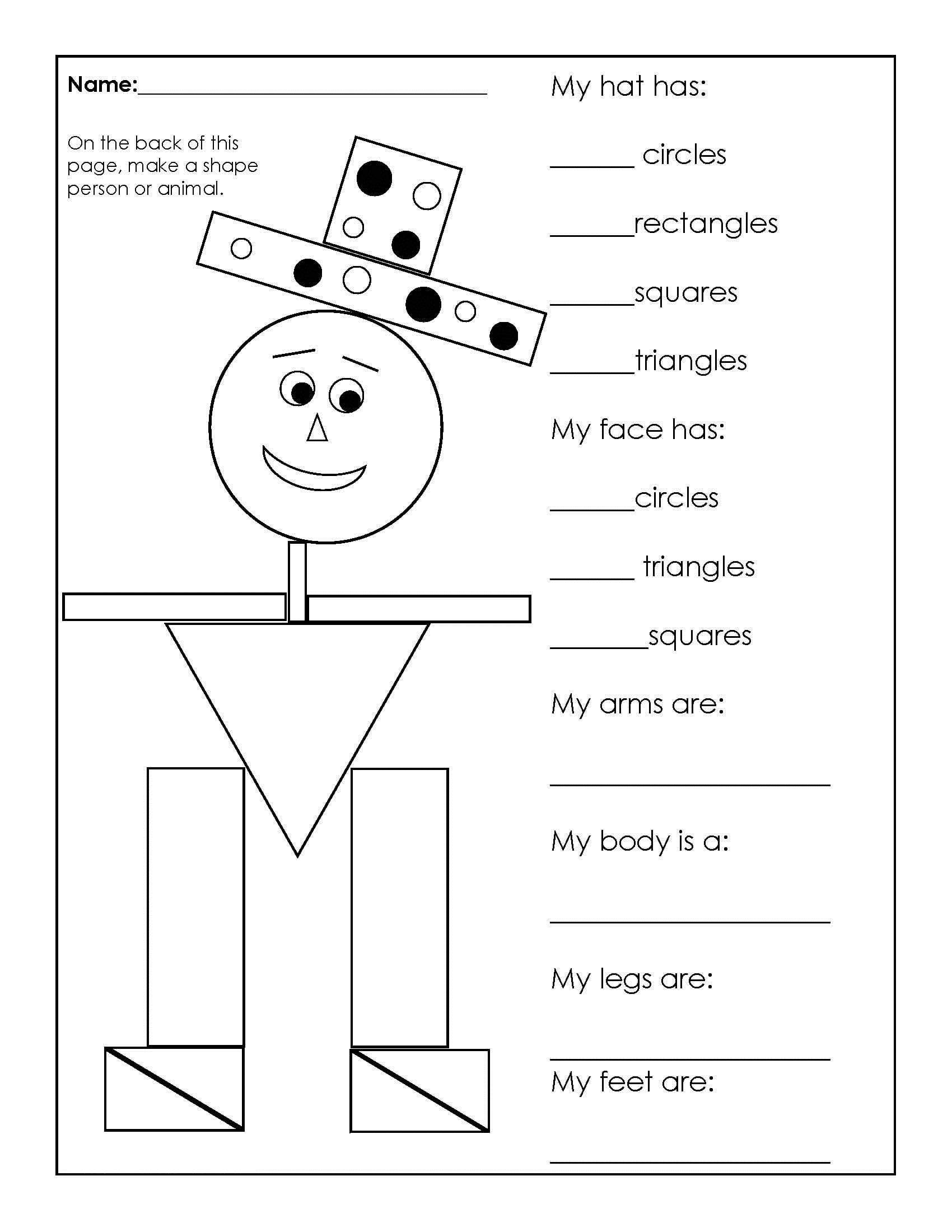 free preschools shapes worksheet shapes worksheets shapes preschool ...