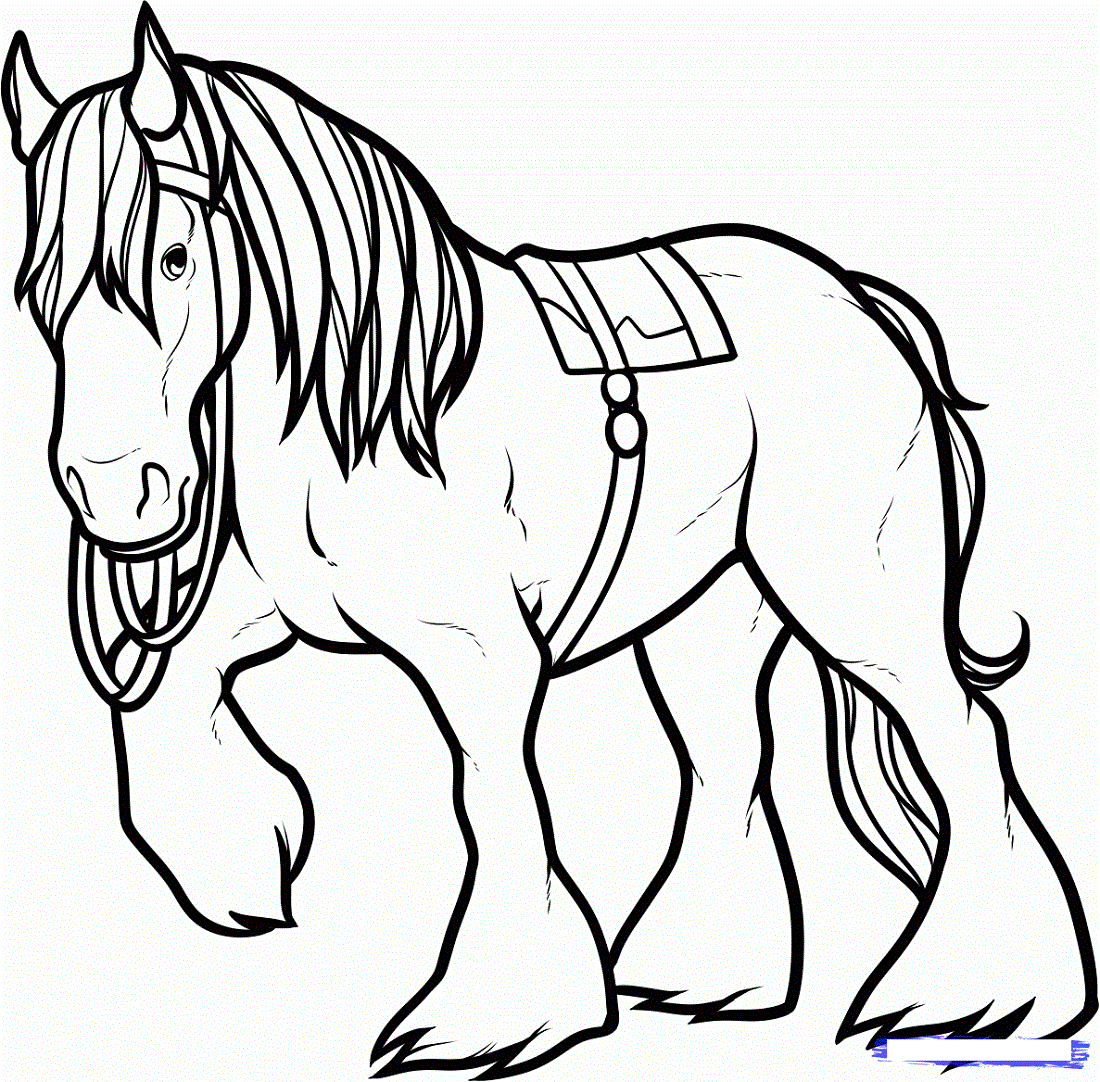 free horse color pages activity shelter - free printable horse coloring ...