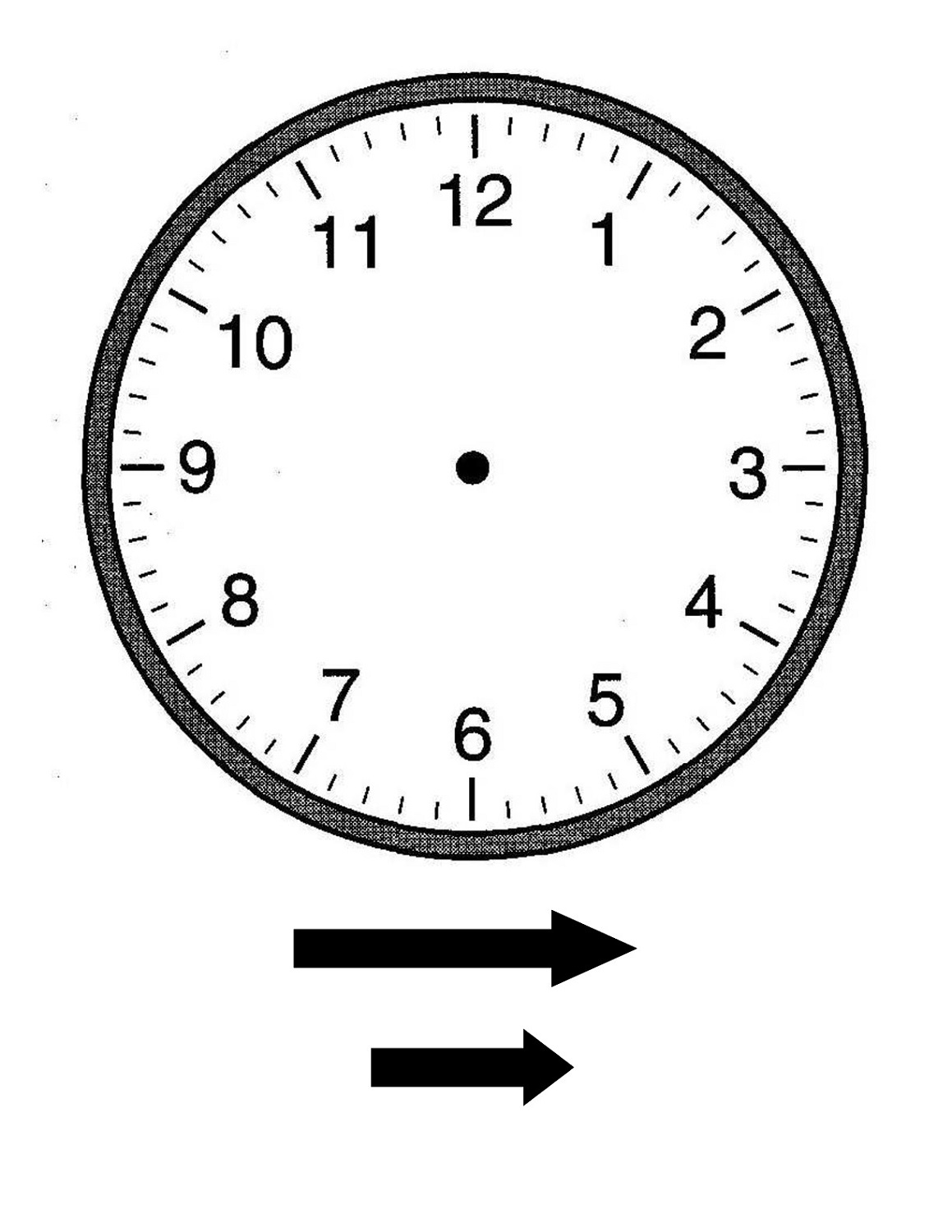 Blank Clock Faces Templates Activity Shelter