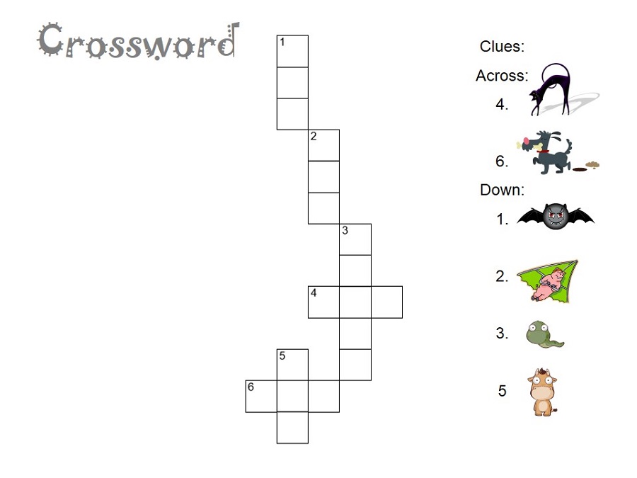 Easy Crosswords Puzzles For Kids Activity Shelter