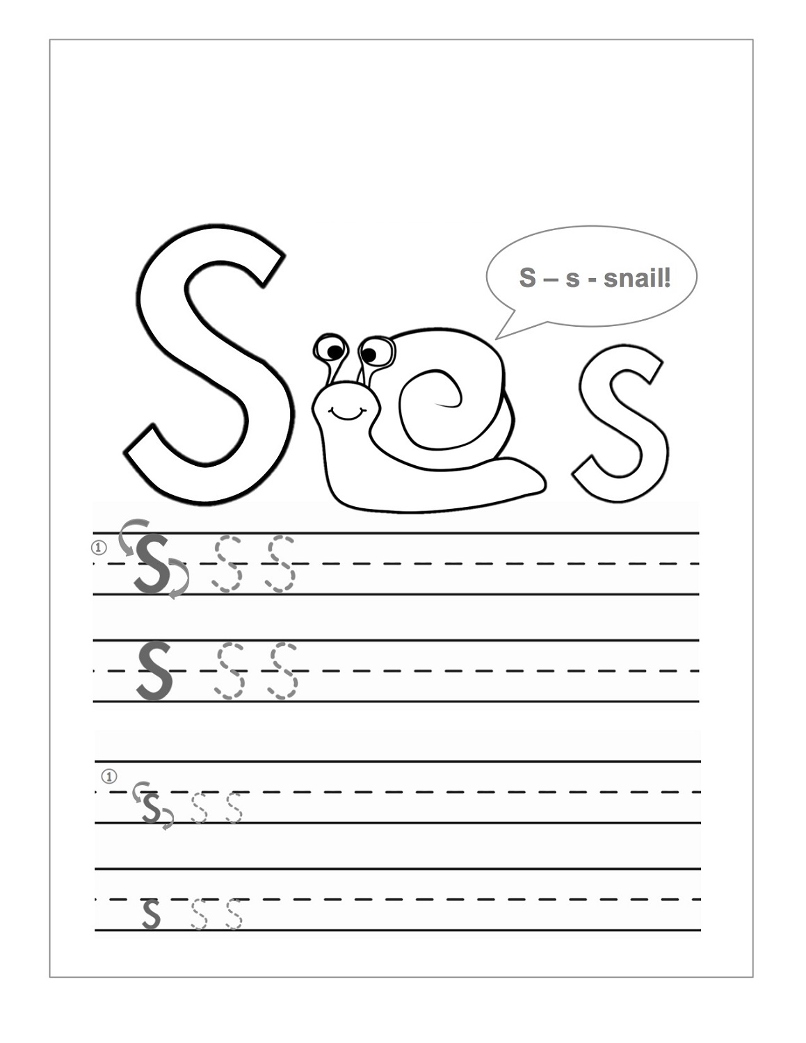Letter S Preschool Letters Letter S Worksheets Learning Letters Preschool Free Letter S
