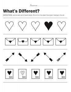 Simple Same and Different Worksheets | Activity Shelter