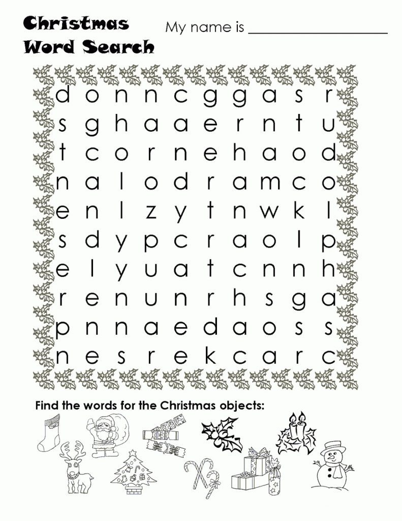 Free And Printable Word Search Kids Activity Shelter