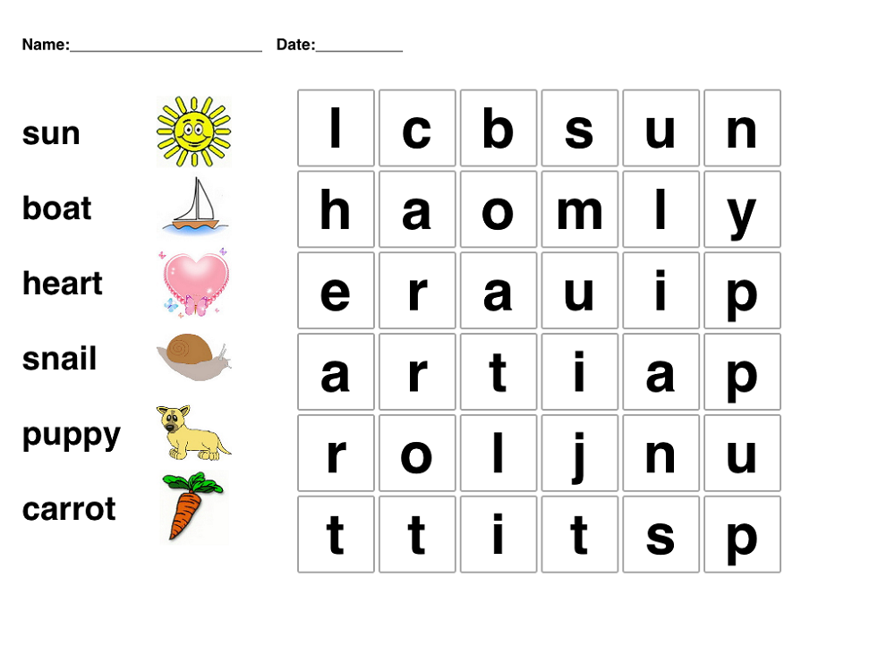Word Searches For Children To Print Activity Shelter