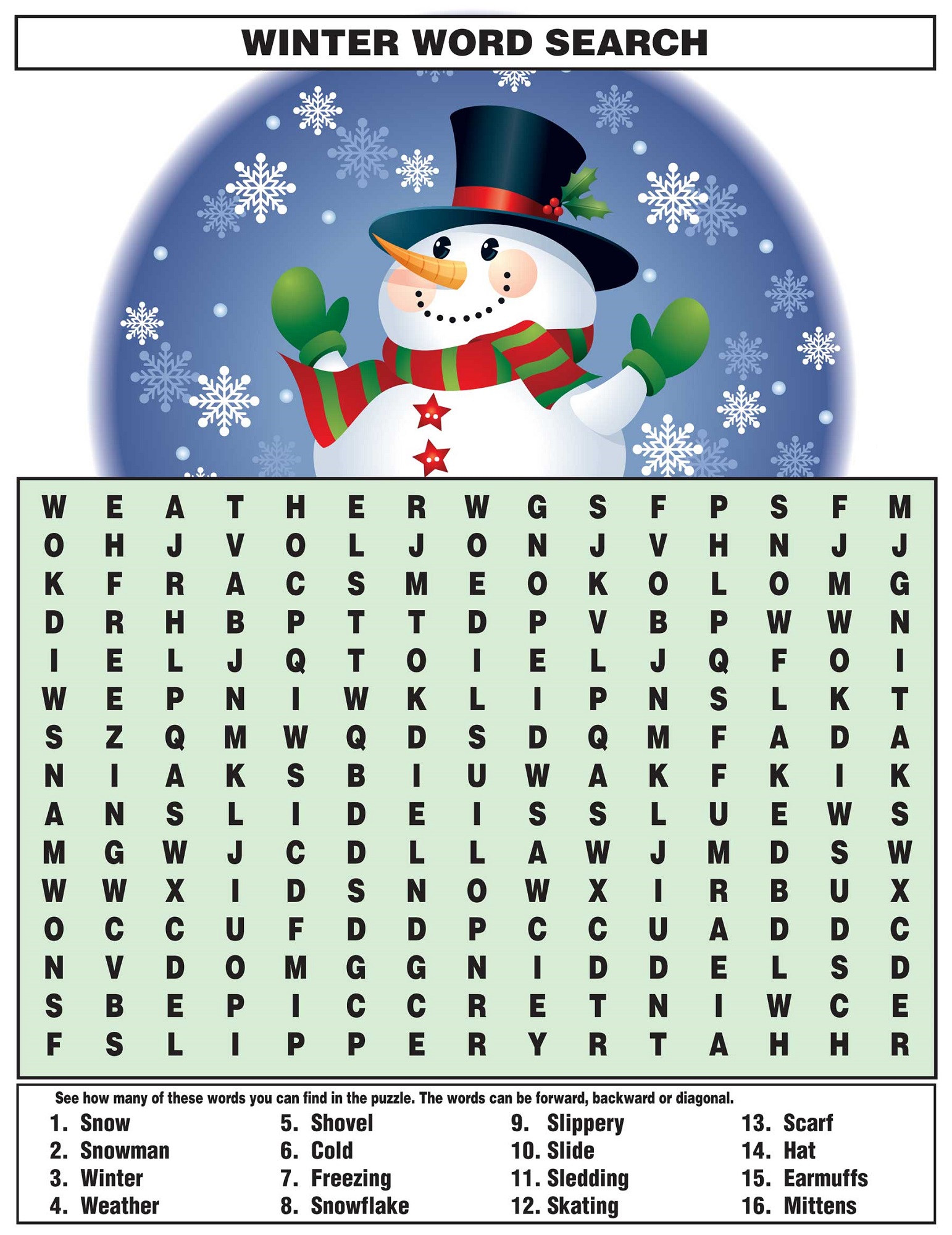 kids word searches printable activity shelter - free printable word ...