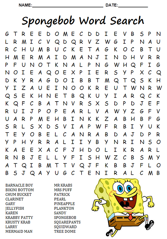 Kids Word Search Puzzles Activity Shelter