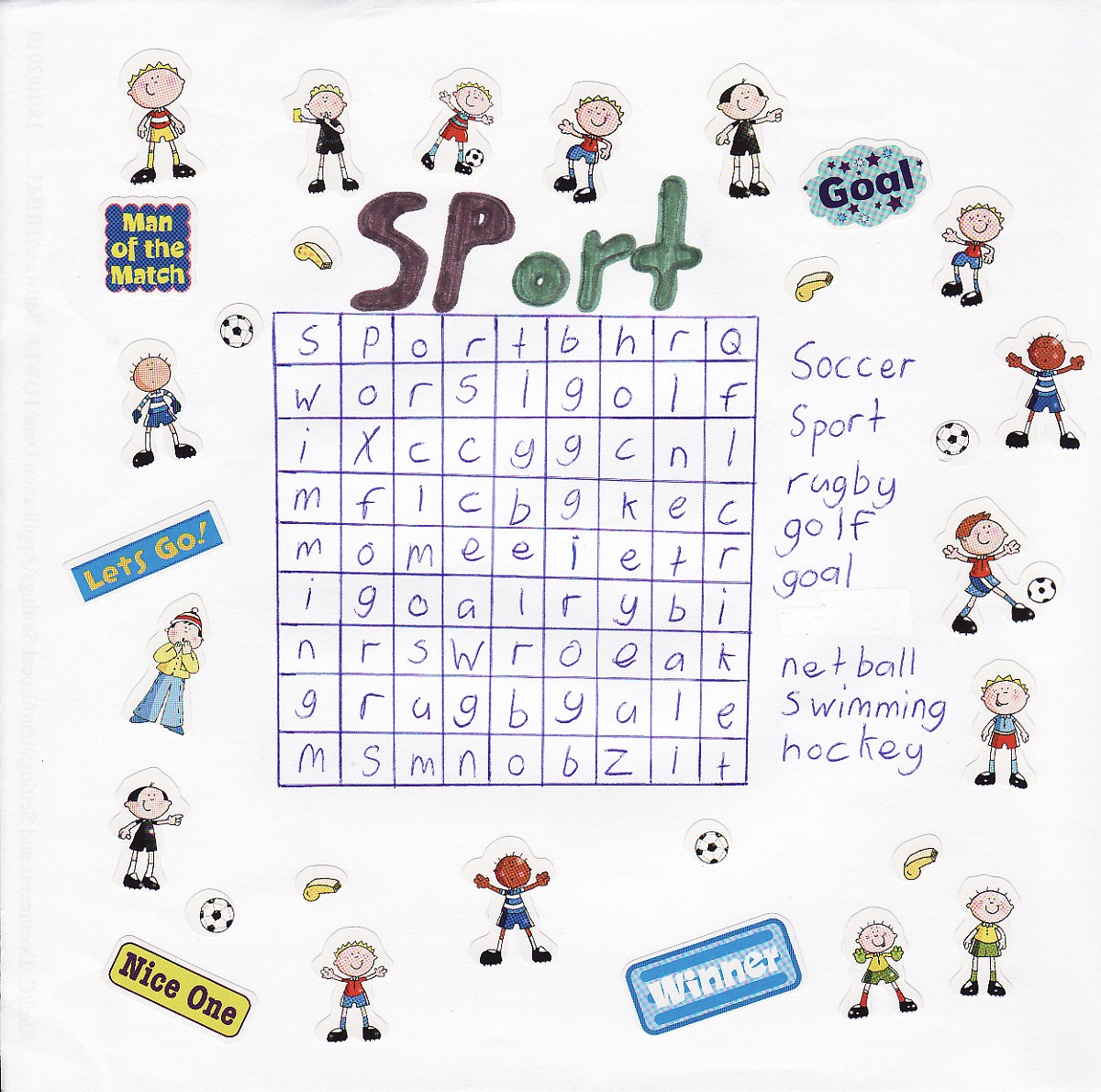 printable sports word search for kids activity shelter